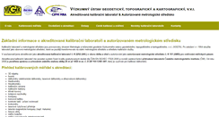Desktop Screenshot of kalibrace.vugtk.cz